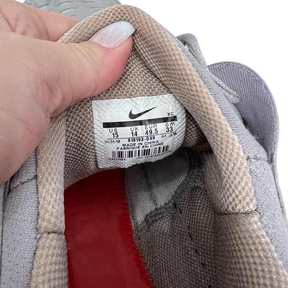 Nike Zoom Cage 3 "Rafa Nadal" Gray/blue Preowned Men's Sneakers Size 15 - Picture 6 of 12